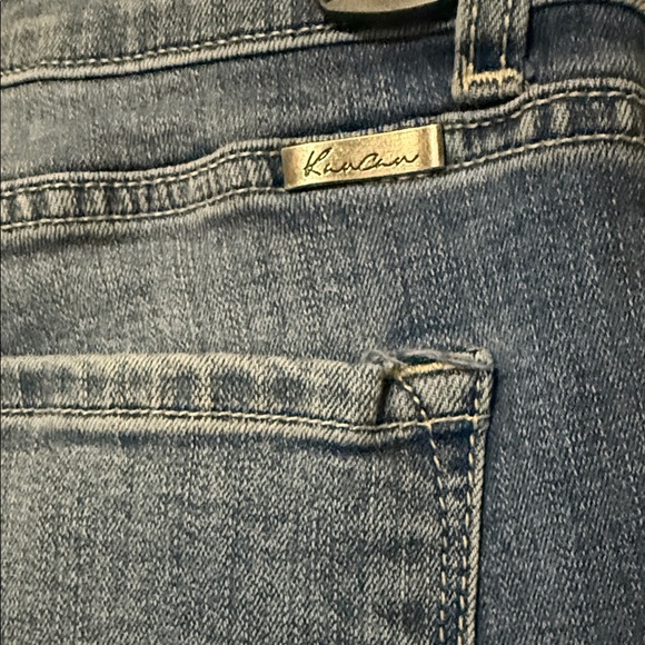 KanCan Distressed Skinny Jeans Raw Hem Medium Wash Women’s Sz 7/27 - Picture 5 of 12